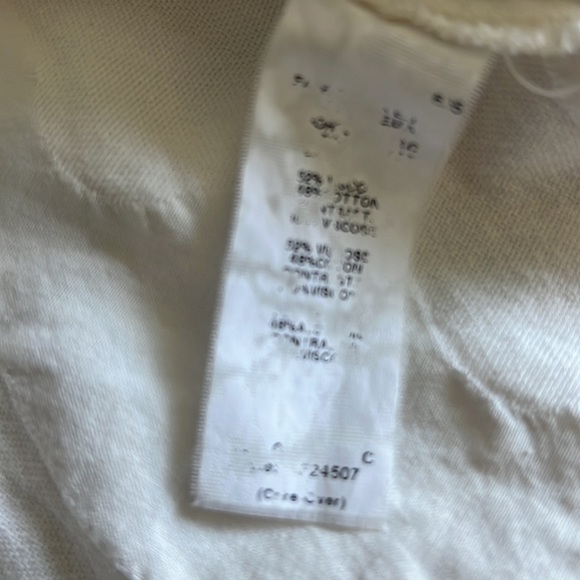 Fifteen Twenty All over Fringe top with Bell Sleeve White Small - Picture 9 of 13